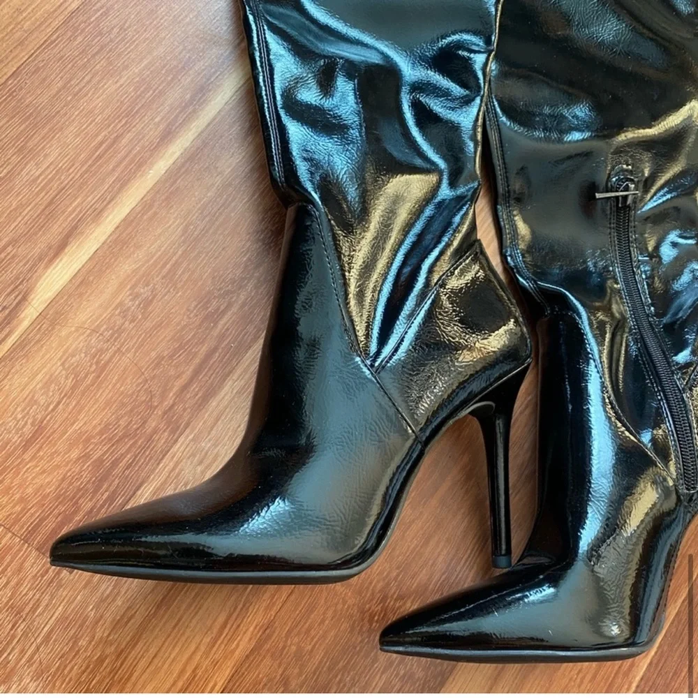 Jessica Simpson thigh high leather boot